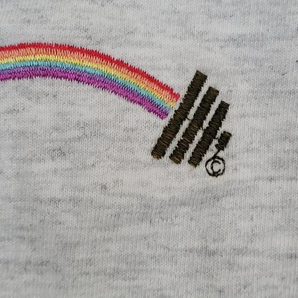 Vintage 90s Rainbow Workout Tank-Top M/L 21x26 - Picture 13 of 13